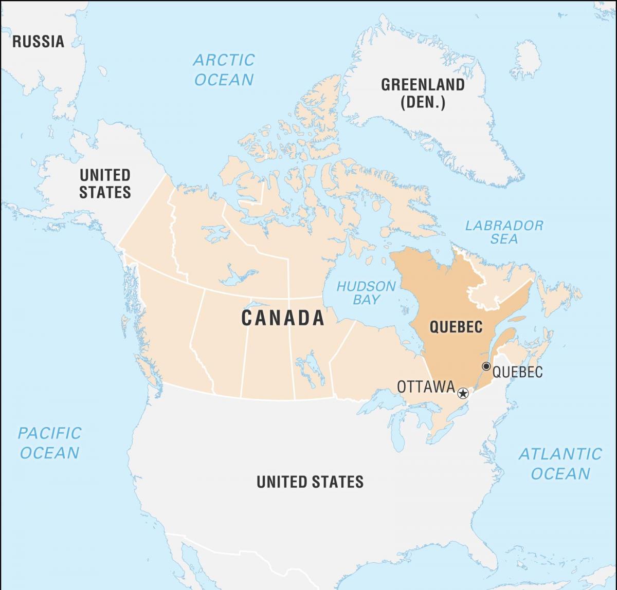 Canadese hoofdstadsplattegrond